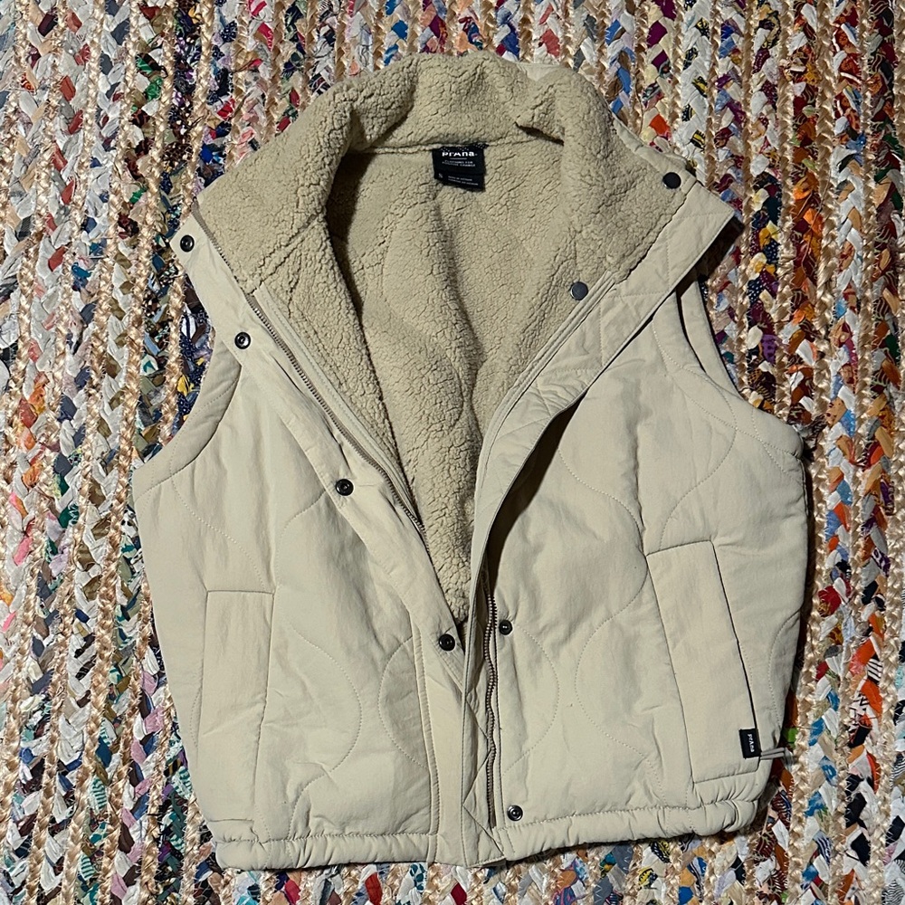 Prana Cream Sherpa Vest